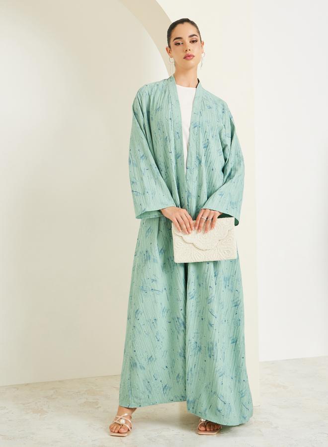 أميرة عباية بتفاصيل بارزة الملمس - Image 1